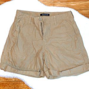 Calvin Klein High Waisted Linen Look Shorts